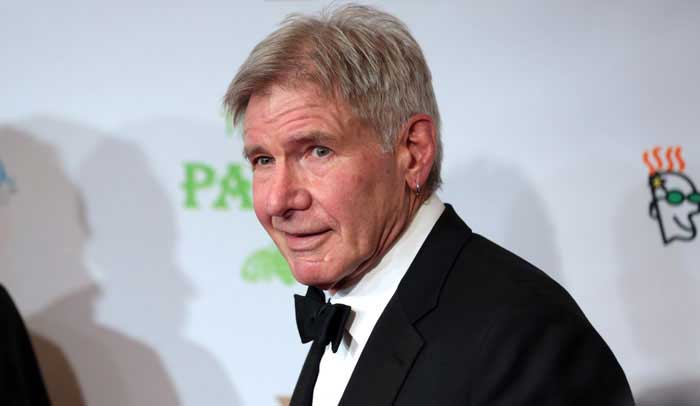 Fisher had one request for Harrison Ford